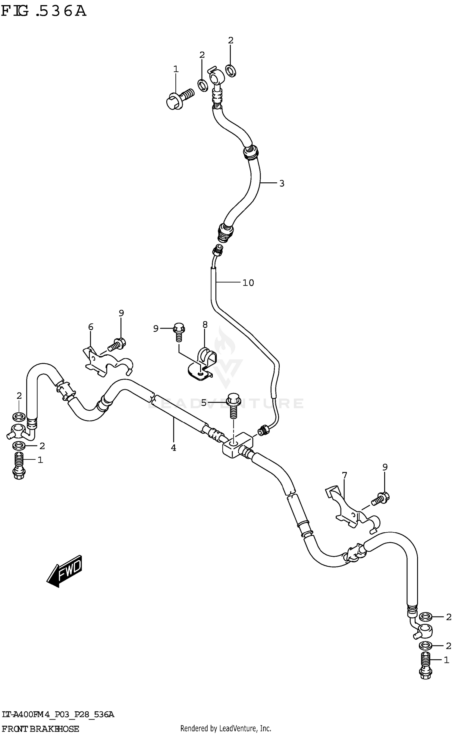FRONT BRAKE HOSE