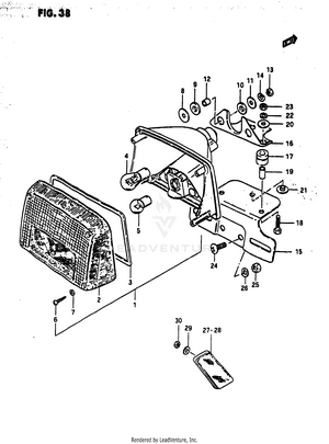 Rear Combination Lamp Schematic