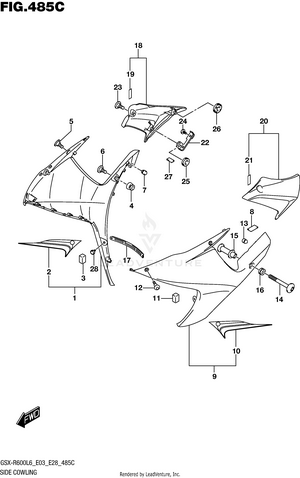 Side Cowling (arb) Schematic