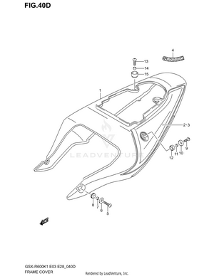 Frame Cover (gsx-r600zk3) Schematic