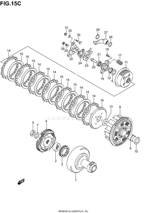 Clutch (model K5/k6) Schematic