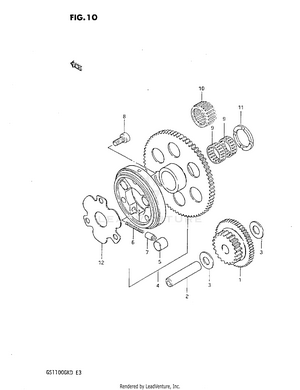Starter Clutch Schematic