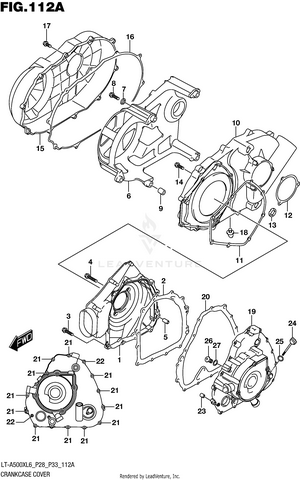 Crankcase Cover Schematic