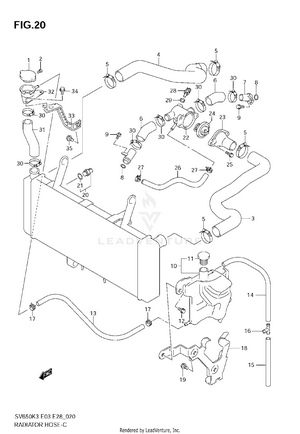 Radiator Hose Schematic