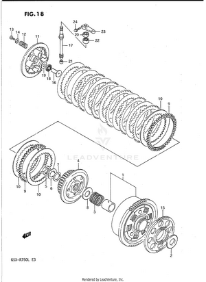 Clutch (model J/k) Schematic