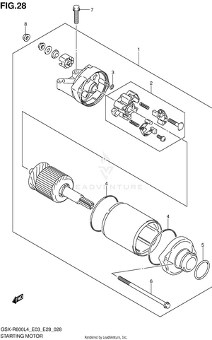 Starting Motor Schematic