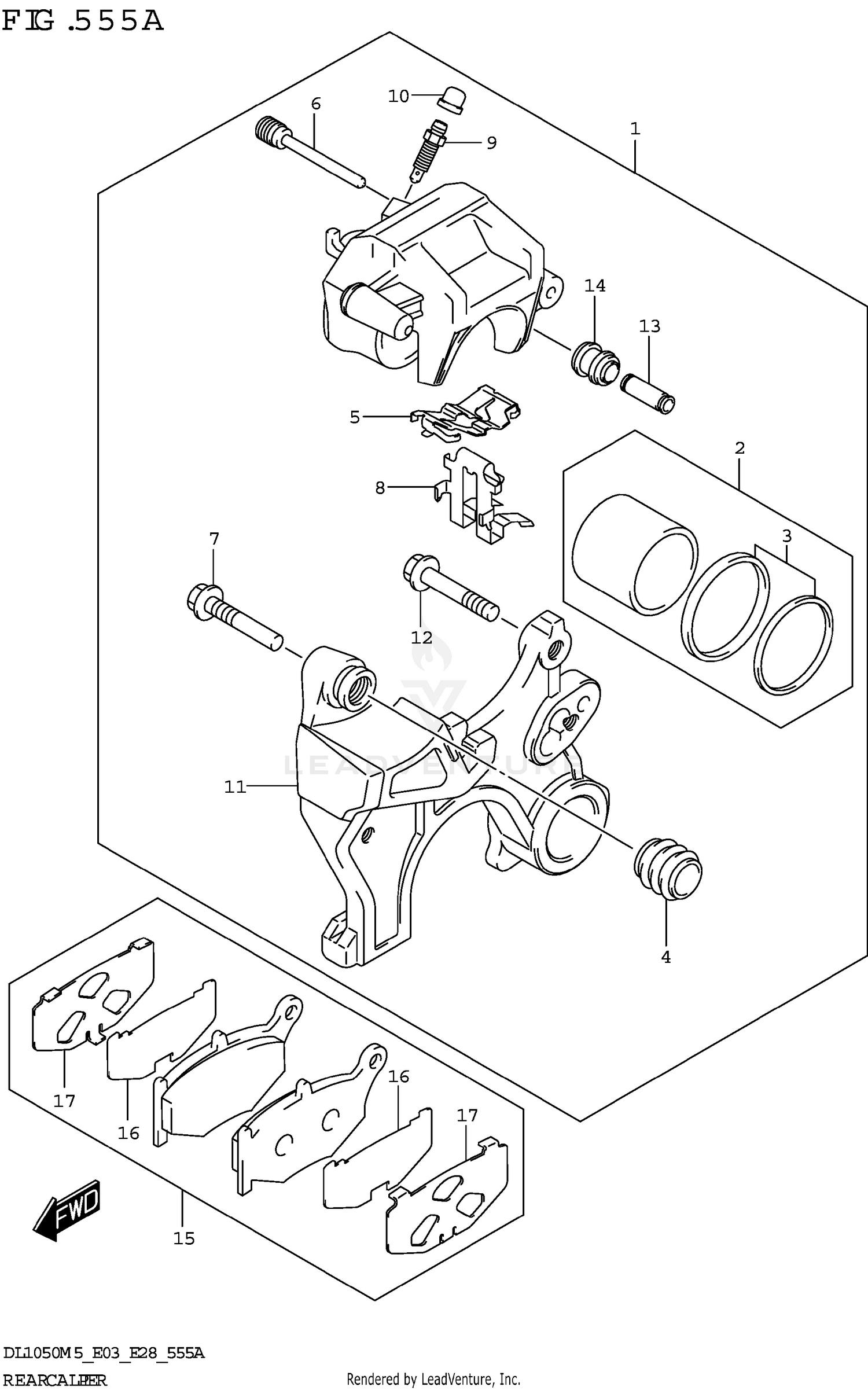REAR CALIPER