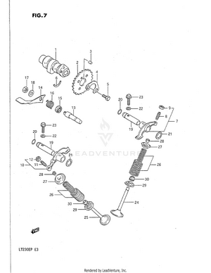 Cam Shaft - Valve Schematic
