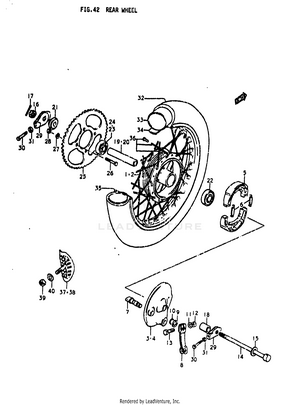 Rear Wheel Schematic