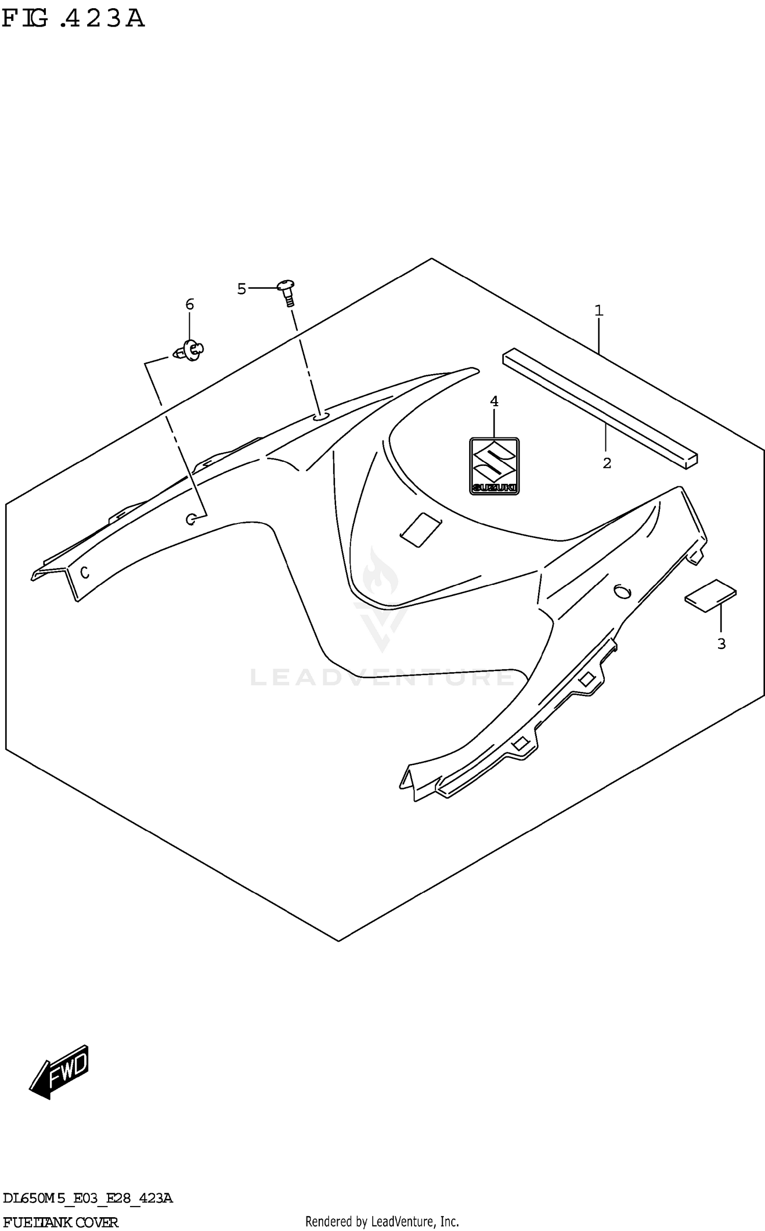FUEL TANK COVER