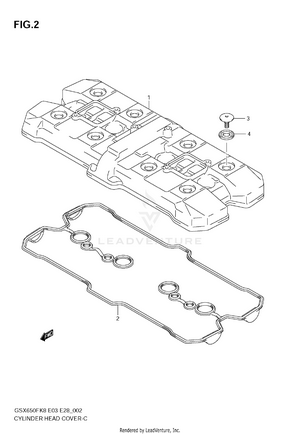 Cylinder Head Cover Schematic