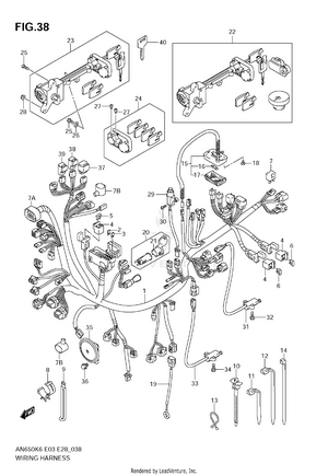 Wiring Harness (an650k6/k7/k8/k9) Schematic