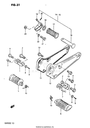 Footrest Schematic