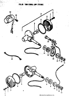 Turn Signal Lamp (ts185a) Schematic