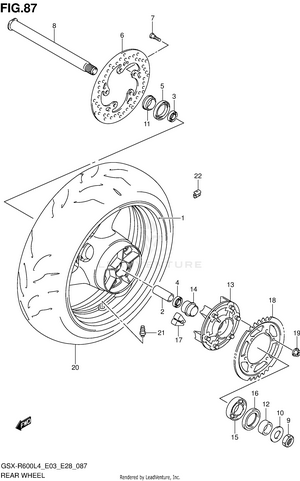 Rear Wheel Schematic