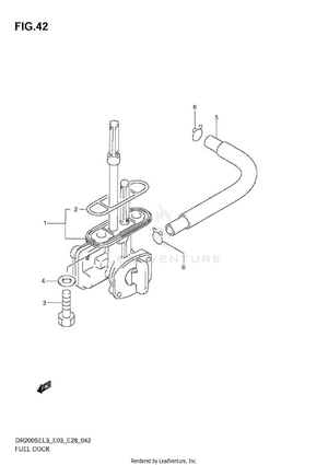 Fuel Cock (dr200sel3 E33) Schematic