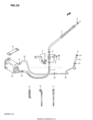 Canister (model G California Only) Schematic