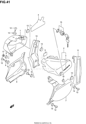 Frame Cover (model K1) Schematic