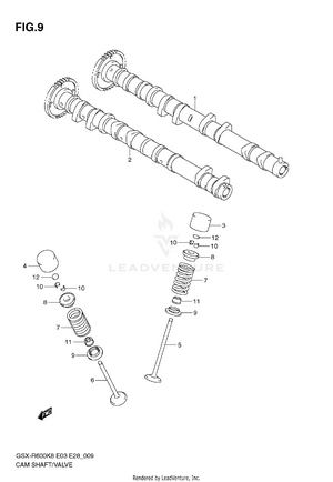 Cam Shaft - Valve Schematic
