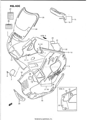 Cowling Body (model N) Schematic
