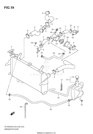 Radiator Hose Schematic
