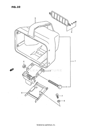 Headlamp Housing Schematic