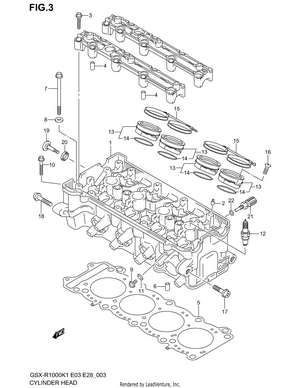 Cylinder Head Schematic