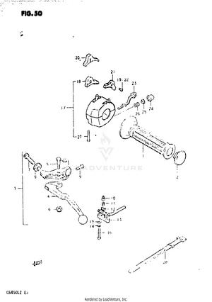 Left Handle Switch (model T Schematic