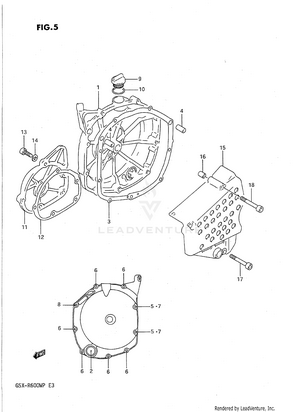Crankcase Cover Schematic