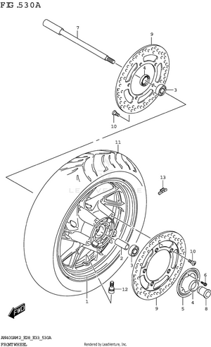 Front Wheel Schematic