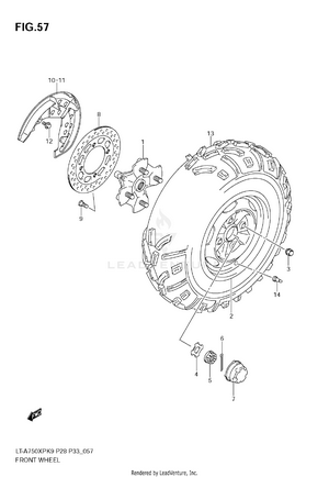 Front Wheel Schematic