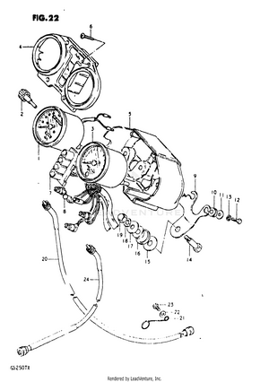 Speedometer - Tachometer Schematic