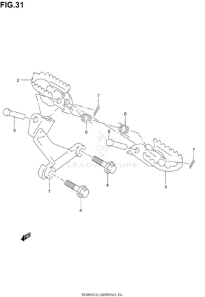 Footrest Schematic