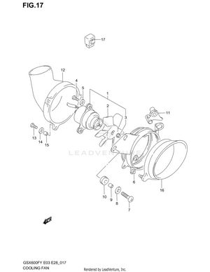 Cooling Fan (e33) Schematic