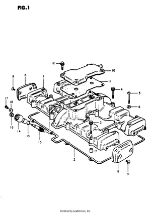 Cylinder Head Cover Schematic