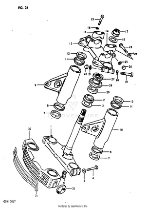 Steering Stem Schematic