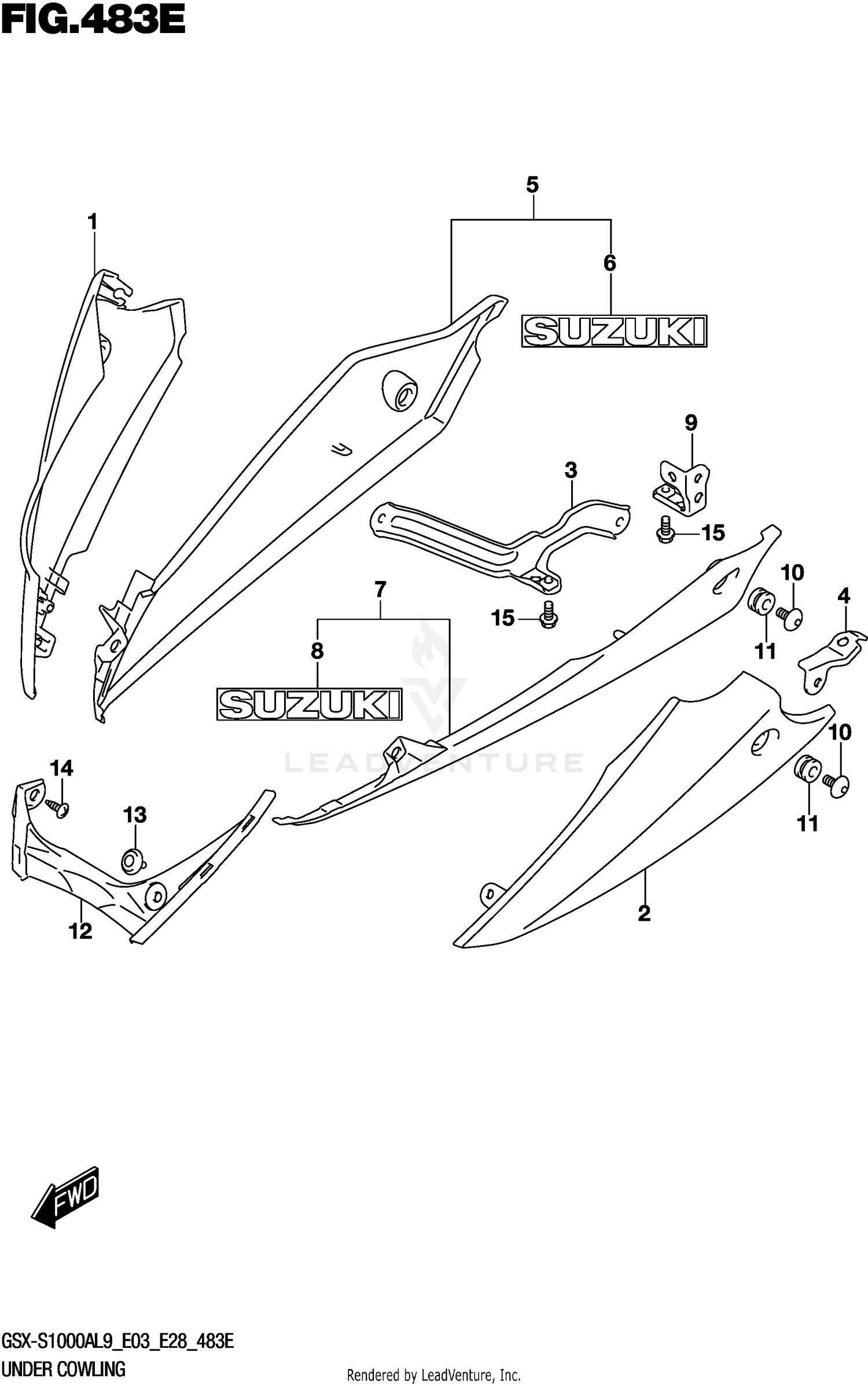 UNDER COWLING (GSX-S1000YAL9 E28)