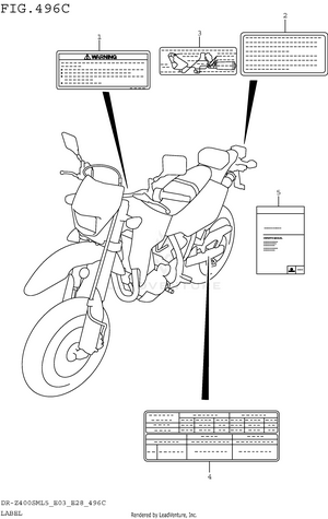 Label (dr-z400sml5 E33) Schematic