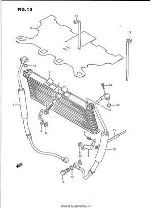 Oil Cooler Schematic