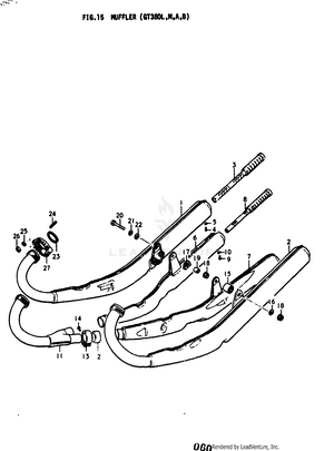 Muffler (gt380l Schematic