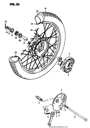 Front Wheel Schematic