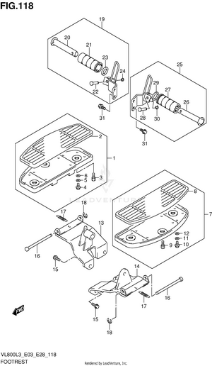 Footrest Schematic