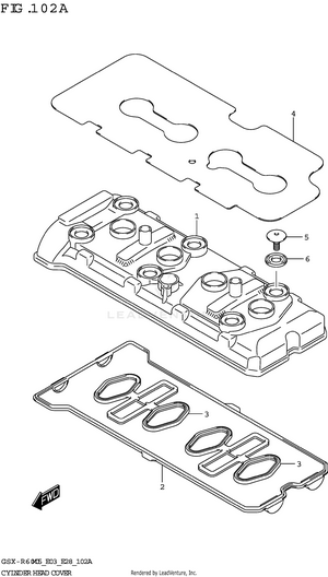Cylinder Head Cover Schematic