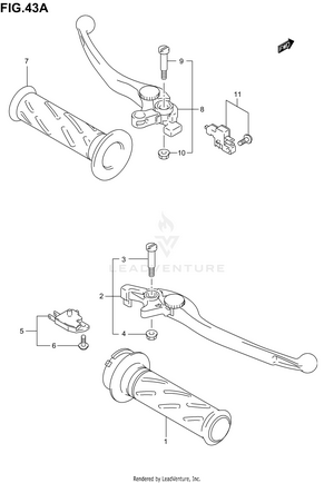 Handle Lever (sv1000k3) Schematic
