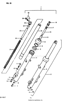 Front Fork Schematic