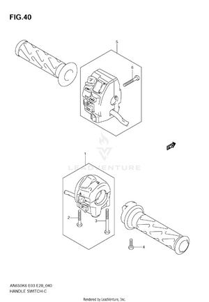 Handle Switch (an650k6/k7/k8/k9) Schematic
