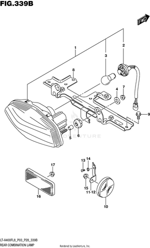 Rear Combination Lamp (lt-a400fl8 P28) Schematic