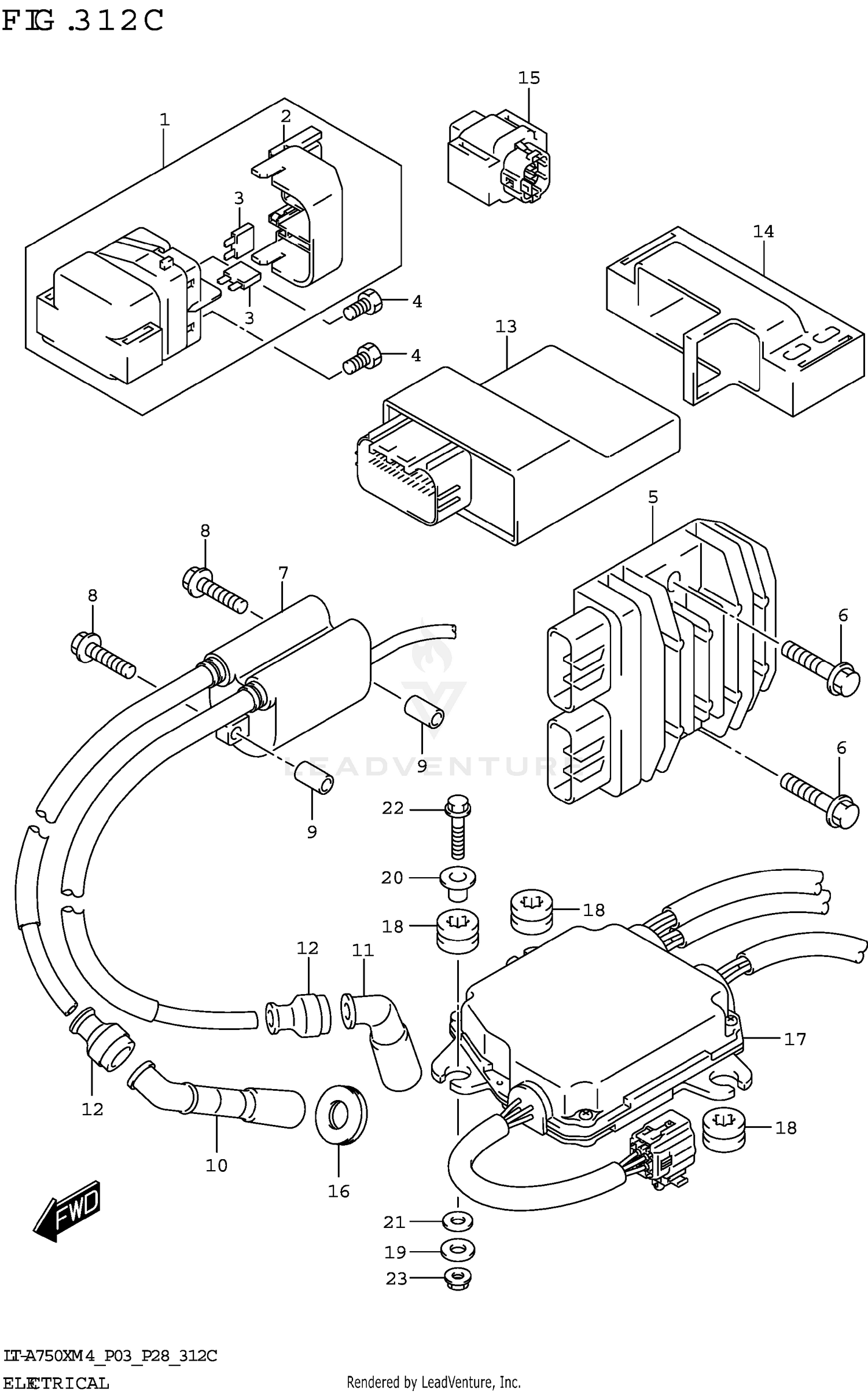 ELECTRICAL ((LT-A750XP,LT-A750XPZ):(P03,P28))