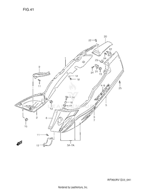 Frame Cover (model R/s) Schematic