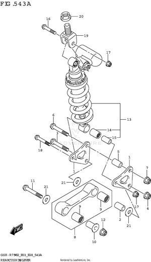 Rear Cushion Lever Schematic